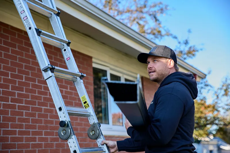 Revêtement extérieur d'aluminium installé sur une maison
