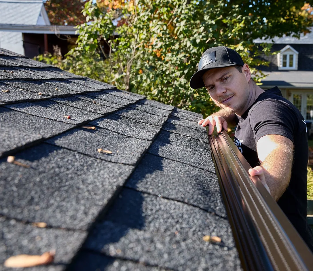Installation de gouttières adaptée à votre maison par notre équipe locale